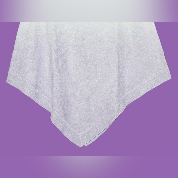 NWT Barefoot Dreams CozyChic Ultra Lite Ocean Breeze Poncho Ombre Soft Violet OS - Picture 7 of 11